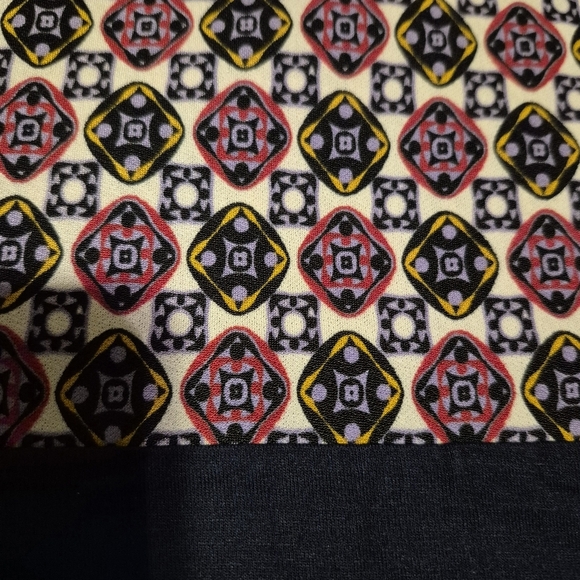 Promod womens size Small 3/4 sleeve stretch dress multi color print VGUC - Picture 2 of 7